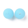 Luminous Round Food Grade Silicone Beads SIL-TAC0007-04C-2