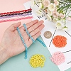 SUNNYCLUE 36 Strands 9 Colors ABS Plastic Cable Chains KY-SC0001-56-3