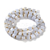Natural Blue Lace Agate Beads Strands G-NH0036-01-3