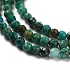 Natural Chrysocolla Beads Strands X-G-P514-A03-02-01-3