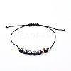4Pcs 4 Styles Adjustable Nylon Thread Braided Bead Bracelets Sets BJEW-JB06225-6