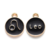 Alloy Enamel Pendants LS-ENAM-S124-01A-08G-1