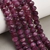 Faceted Dyed Natural White Jade Beads Strands GG-CBAE966-01B-Q-1
