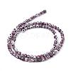 Handmade Evil Eye Lampwork Round Bead Strands LAMP-L055-4mm-04-2