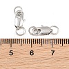 Brass Lobster Claw Clasps KK-CBAA0F5-01P-3