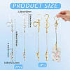 4Pcs Alloy Bracelet Tool Jewelry Helper Beadable Alligator Clips AJEW-SP0001-70-2