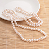 Natural Pearl Beads Necklace NJEW-P126-A-06-2