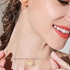 12Pcs Rack Plating Brass Clear Cubic Zirconia Pendants KK-GO0001-78-7