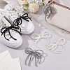 6Pcs 3 Styles Plastic Bowknot Shoe Decorations FIND-PH0024-67-2