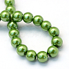 Baking Paint Glass Pearl Bead Strands X-HY-Q003-3mm-13-4