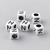 Opaque Acrylic Beads SACR-Q188-02N-1