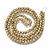 Electroplate Non-magnetic Synthetic Hematite Beads Strands G-T114-54A-G-2