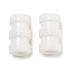 Opaque Acrylic European Beads SACR-L007-008B-1