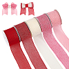 5 Rolls 5 Colors Burlap Lace Rolls OCOR-MA0001-32-1