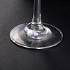 Glass Pearl Beads Wine Glass Charms AJEW-JO00036-2