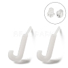 Hypoallergenic Bioceramics Zirconia Ceramic Stud Earrings EJEW-F340-04J-1