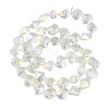 Electroplate Glass Beads Strands EGLA-N008-019-D03-2