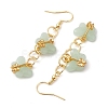 Butterfly Glass Dangle Earrings EJEW-JE05769-4