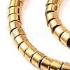 Electroplated Synthetic Non-magnetic Hematite Beads Strands G-H027-G01-03-4