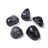 Natural Snowflake Obsidian Beads G-K302-A05-1