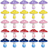 25Pcs 5 Colors Opaque Acrylic Beads MACR-PA0001-60-1