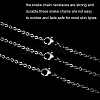 Non-Tarnish 304 Stainless Steel Necklace STAS-J023-02P-5