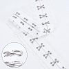 Steel Hook Buckles FIND-WH0082-91B-4