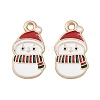 Christmas Alloy Enamel Pendants FIND-I067-02KCG-05-1