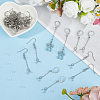 60Pcs Iron & 304 Stainless Steel Earring Findings EJEW-HS00012-5