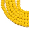 Opaque Glass Beads Strands GLAA-G125-01C-03-3