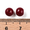 Opaque Solid Color Glass Beads X1-GLAA-N007-6mm-A04-3