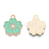 Alloy Enamel Pendants ENAM-S121-115F-2