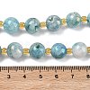 Electroplated Natural Druzy Geode Crystal Beads Strands G-G459-02L-4
