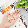 ARRICRAFT 120Pcs 8 Colors Electroplate Transparent Glass Beads EGLA-AR0001-17B-3