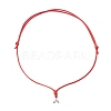 Adjustable Waxed Polyester Cord Necklace Making AJEW-JB01311-01-1