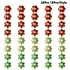 40Pcs 4 Styles Alloy Enamel Beads Caps ENAM-YW0003-97-3
