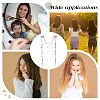 3Pcs 3 Styles Butterfly Brass Alligator Hair Clips PHAR-DR00005-5