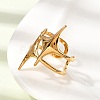 304 Stainless Steel Cuff Open Rings for Women RJEW-L342-02G-3