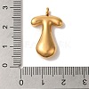Ion Plating(IP) 304 Stainless Steel Pendants X-STAS-M017-08G-21-3