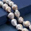 Natural Baroque Pearl Keshi Pearl Beads Strands PEAR-K004-20-4
