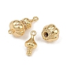Brass Micro Pave Cubic Zirconia Screw Clasps KK-C136-03G-2