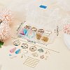 SUNNYCLUE DIY Fan Bird Flower Dangle Earring Making Kit DIY-SC0020-40-7