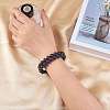 Synthetic Blue Goldstone Braided Bead Bracelet BJEW-SW00001-12-5