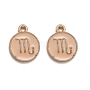 Alloy Enamel Pendants ENAM-S124-01B-10L-1
