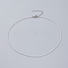Cubic Zirconia Beaded Necklaces NJEW-JN02618-04-1