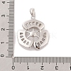 925 Sterling Silver Peg Bail Pendants STER-B003-09P-3