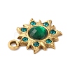 Real 18K Gold Plated 304 Stainless Steel Pendants STAS-A084-22G-02-3