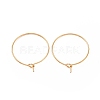 Ion Plating(IP) 316L Surgical Stainless Steel Hoop Earring Findings LS-STAS-D164-03G-3