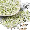 Baking Paint Glass Seed Beads SEED-F006-01A-07-1