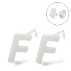Hypoallergenic Bioceramics Zirconia Ceramic Stud Earrings EJEW-F340-04F-1